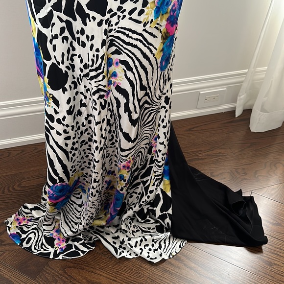 La Femme evening gown/dress sz8 with open back Prom - Picture 6 of 7